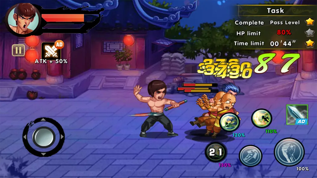 Скачать Kung Fu Attack: Final Fight бесплатно — Безлимитные деньги и усиленный герой — скриншот 3 Скачать Kung Fu Attack: Final Fight бесплатно — Безлимитные деньги и усиленный герой — скриншот 3