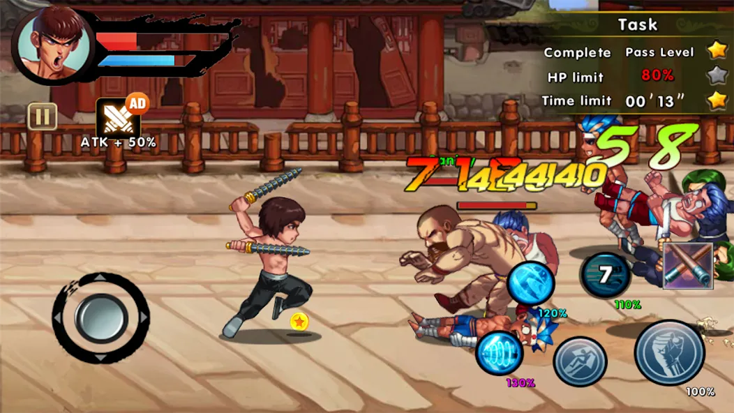 Скачать Kung Fu Attack: Final Fight бесплатно — Безлимитные деньги и усиленный герой — скриншот 4 Скачать Kung Fu Attack: Final Fight бесплатно — Безлимитные деньги и усиленный герой — скриншот 4