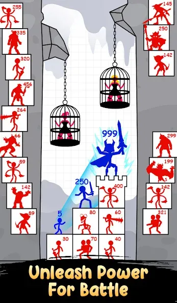 Stick Hero: Tower Defense взломанный APK — Безлимитные деньги и усиленные герои — скриншот 2 Stick Hero: Tower Defense взломанный APK — Безлимитные деньги и усиленные герои — скриншот 2
