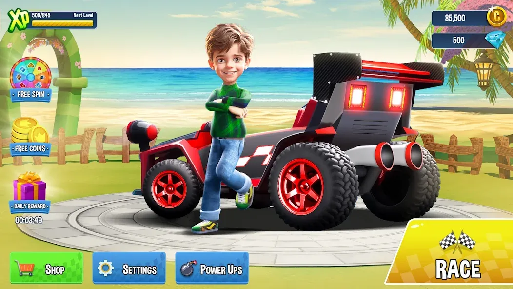 Скачать Mini Car Racing Game Legends бесплатно — Безлимитные деньги и все машины открыты — скриншот 4