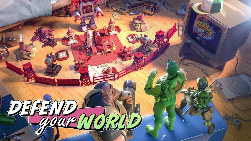 TOY WARS взлом APK — Безлимитные монеты и оружие — скриншот 4