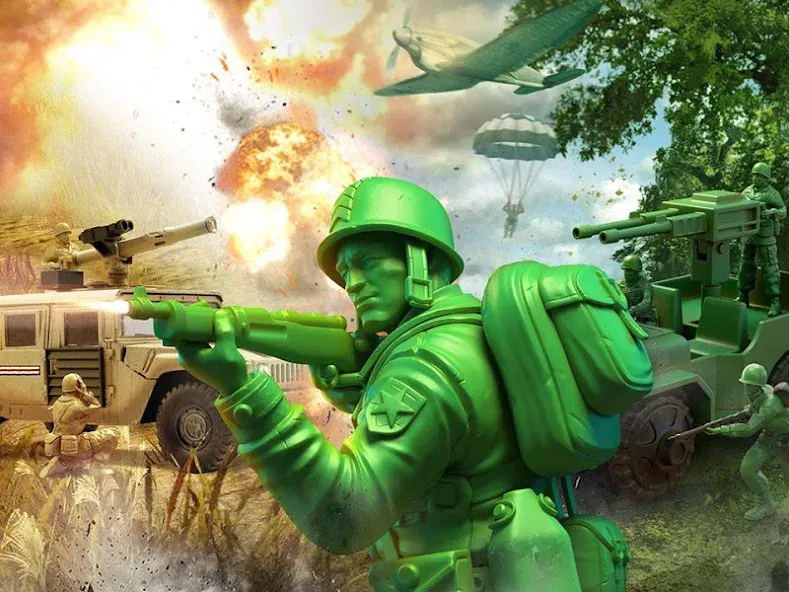 TOY WARS BETA — взломанная версия, Много денег и оружия — скриншот 1 TOY WARS BETA — взломанная версия, Много денег и оружия — скриншот 1
