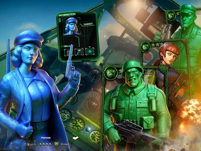 TOY WARS BETA — взломанная версия, Много денег и оружия — скриншот 5 TOY WARS BETA — взломанная версия, Много денег и оружия — скриншот 5