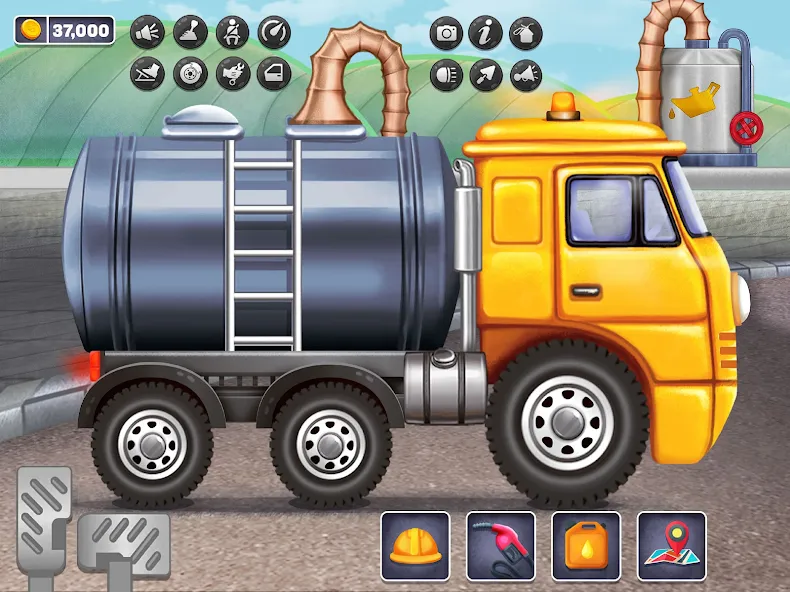 Скачать Oil Tanker Truck Games мод — Безлимитные деньги и топливо — скриншот 5 Скачать Oil Tanker Truck Games мод — Безлимитные деньги и топливо — скриншот 5