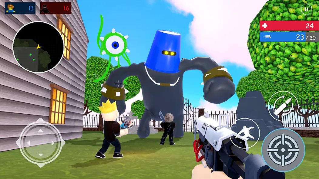 Скачать Alphabet Shooter: Survival FPS на Андроид с модом — Безлимитные патроны и усиленный урон — скриншот 2