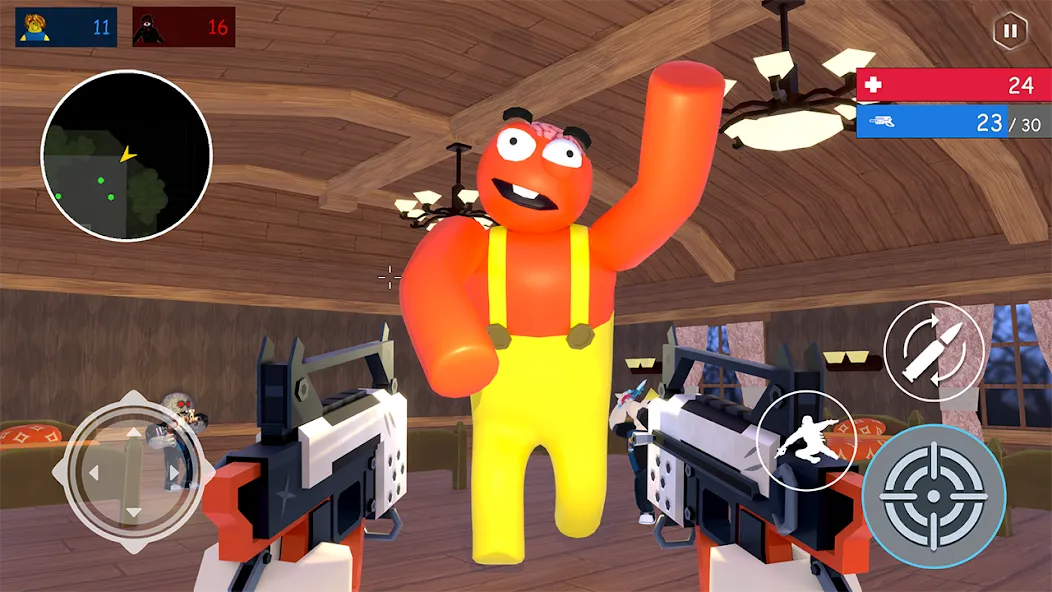 Скачать Alphabet Shooter: Survival FPS на Андроид с модом — Безлимитные патроны и усиленный урон — скриншот 3