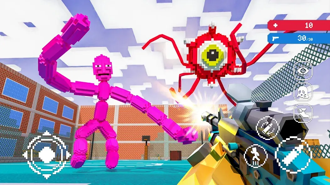 Скачать Craft Shooter FPS Battles мод — Безлимитные монеты и оружие — скриншот 2