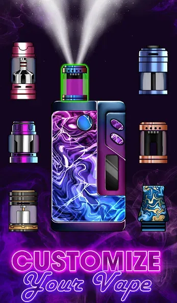 Скачать взлом Vape 'N Pod Trick Simulator — Безлимитные деньги и все устройства открыты — скриншот 5 Скачать взлом Vape 'N Pod Trick Simulator — Безлимитные деньги и все устройства открыты — скриншот 5