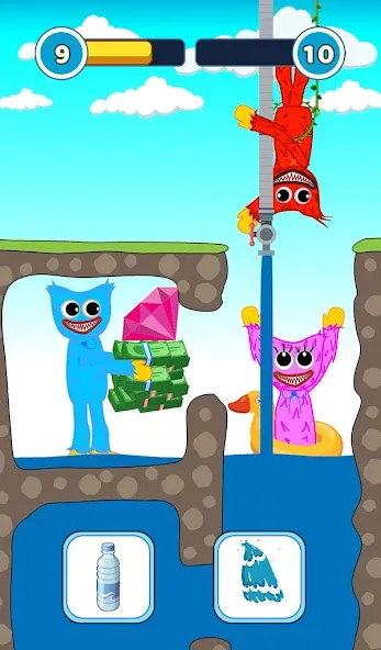 Hugy's Funny Animated Story — последняя версия с модом (Все истории открыты и без рекламы) — скриншот 5