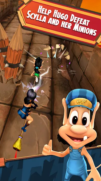 Hugo Troll Race 2: Rail Rush взлом на Андроид — Безлимитные деньги и жизни — скриншот 3 Hugo Troll Race 2: Rail Rush взлом на Андроид — Безлимитные деньги и жизни — скриншот 3