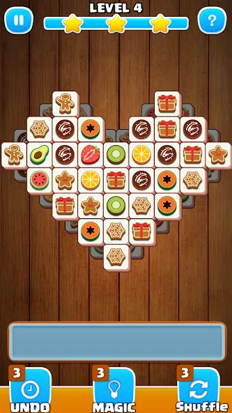 Tile Match Sweet -Triple Match MOD APK: Безлимитные подсказки и жизни — скриншот 1