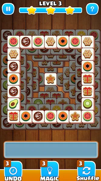 Tile Match Sweet -Triple Match MOD APK: Безлимитные подсказки и жизни — скриншот 3