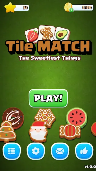 Tile Match Sweet -Triple Match MOD APK: Безлимитные подсказки и жизни — скриншот 4