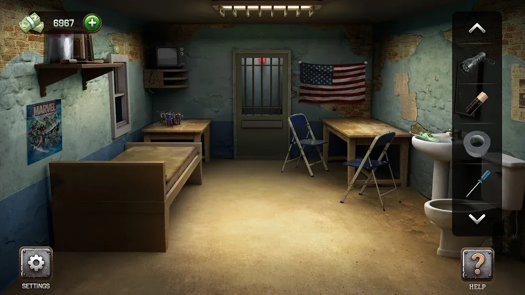 100 Doors - Escape from Prison взлом на Андроид — Открыты все двери и уровни — скриншот 2 100 Doors - Escape from Prison взлом на Андроид — Открыты все двери и уровни — скриншот 2