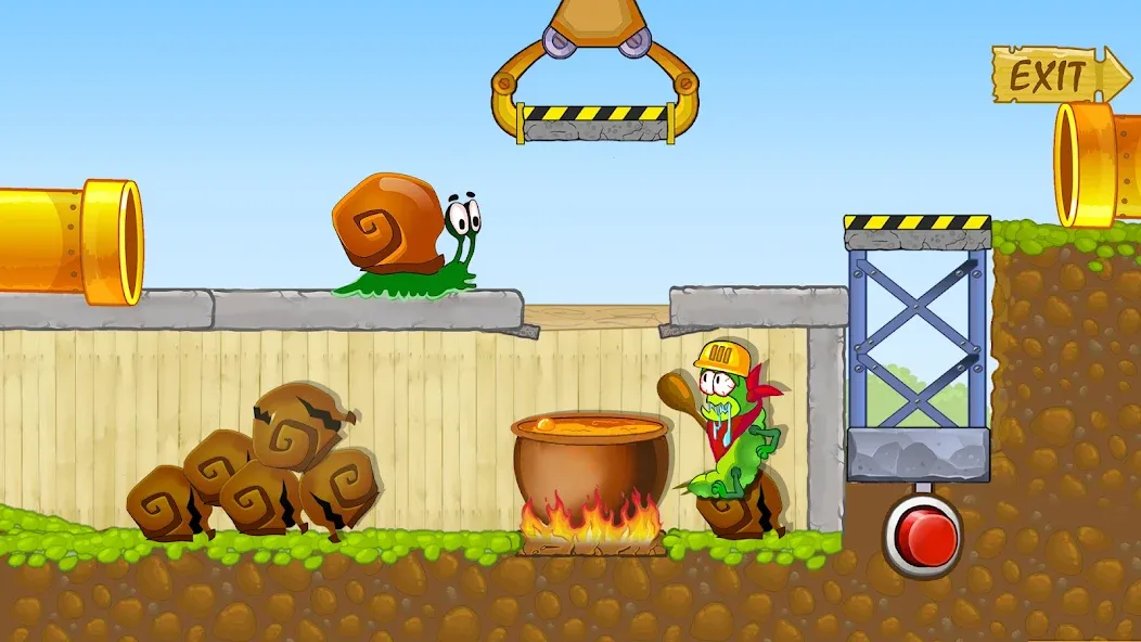 Скачать взлом Snail Bob 1: Adventure Puzzle — Открыты все уровни и подсказки — скриншот 1 Скачать взлом Snail Bob 1: Adventure Puzzle — Открыты все уровни и подсказки — скриншот 1