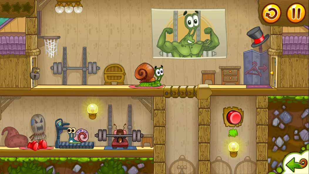 Скачать мод Snail Bob 2 — Безлимитные жизни и все уровни открыты — скриншот 2 Скачать мод Snail Bob 2 — Безлимитные жизни и все уровни открыты — скриншот 2