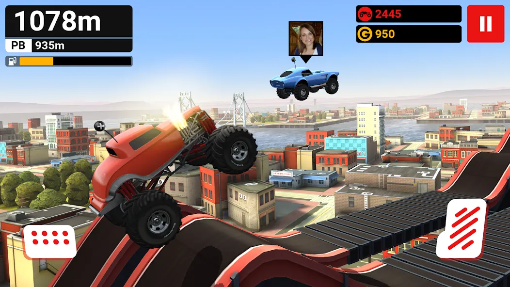 MMX Hill Dash MOD APK скачать на Андроид — Безлимитные деньги и топливо — скриншот 1