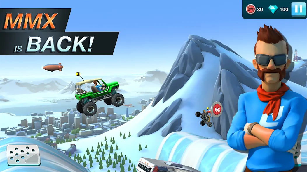 MMX Hill Dash 2 – Offroad Truc взлом на Андроид — Безлимитные деньги и топливо — скриншот 1