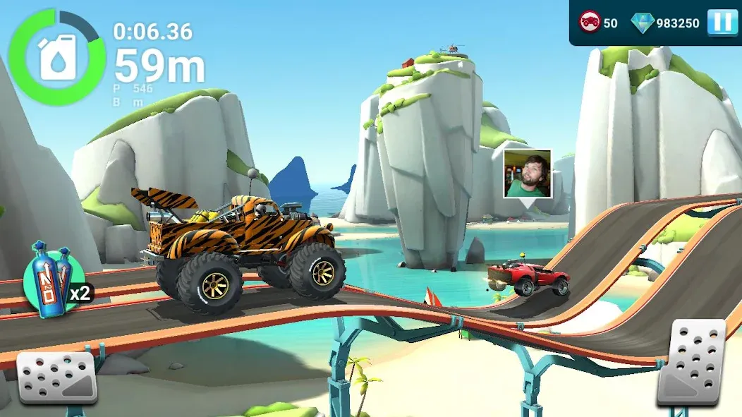 MMX Hill Dash 2 – Offroad Truc взлом на Андроид — Безлимитные деньги и топливо — скриншот 2
