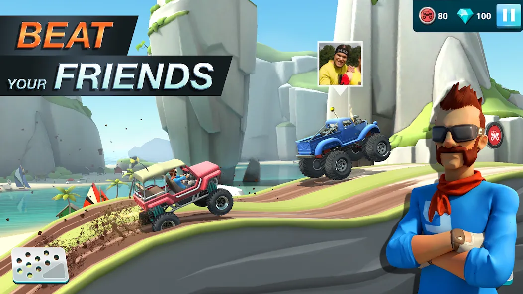 MMX Hill Dash 2 – Offroad Truc взлом на Андроид — Безлимитные деньги и топливо — скриншот 4