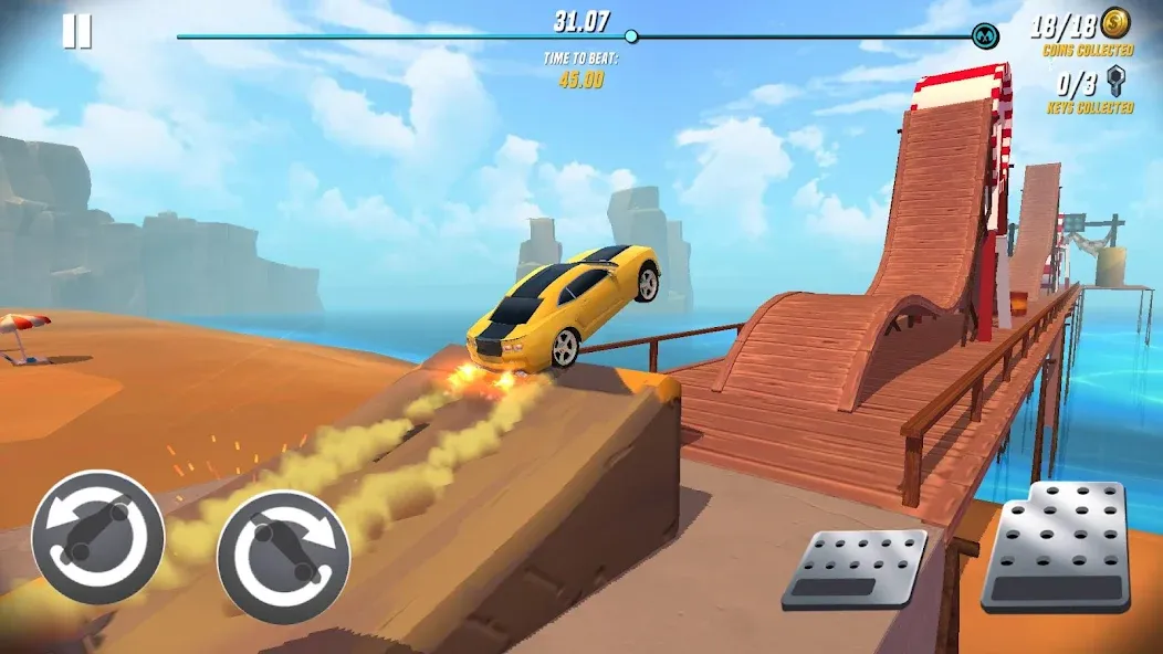 Скачать Stunt Car Extreme Mod APK — Безлимитные деньги и все машины открыты — скриншот 1 Скачать Stunt Car Extreme Mod APK — Безлимитные деньги и все машины открыты — скриншот 1