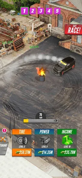 Drift 2 Drag бесплатно на Андроид — мод: Безлимитные деньги и топливо — скриншот 4 Drift 2 Drag бесплатно на Андроид — мод: Безлимитные деньги и топливо — скриншот 4