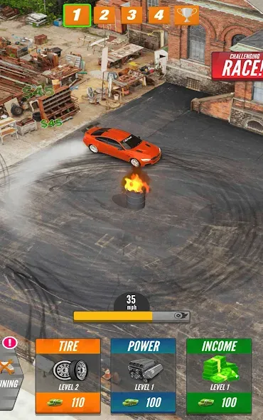 Drift 2 Drag бесплатно на Андроид — мод: Безлимитные деньги и топливо — скриншот 5 Drift 2 Drag бесплатно на Андроид — мод: Безлимитные деньги и топливо — скриншот 5
