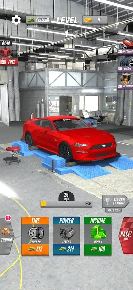 Dyno 2 Race - Car Tuning взлом на Андроид — Безлимитные деньги и улучшенный тюнинг — скриншот 4