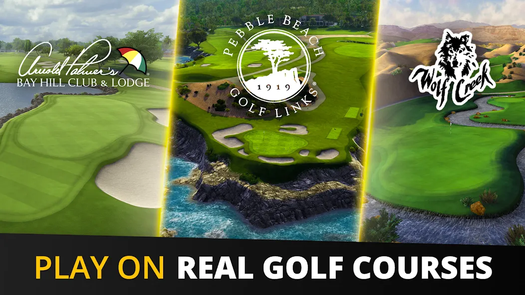 Скачать Ultimate Golf! мод — Безлимитные деньги и точные удары — скриншот 1