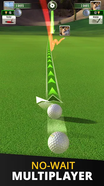 Скачать Ultimate Golf! мод — Безлимитные деньги и точные удары — скриншот 2