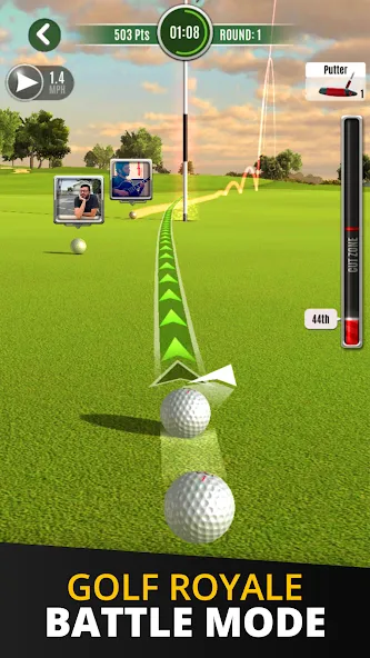 Скачать Ultimate Golf! мод — Безлимитные деньги и точные удары — скриншот 3
