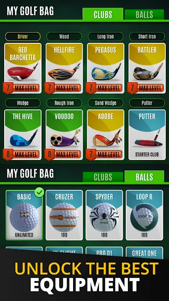 Скачать Ultimate Golf! мод — Безлимитные деньги и точные удары — скриншот 4