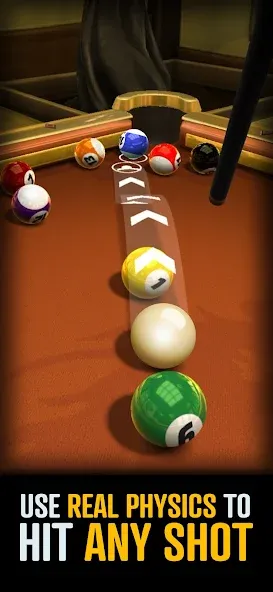 Скачать Ultimate 8 Ball Pool бесплатно — Безлимитные монеты и все кии — скриншот 4