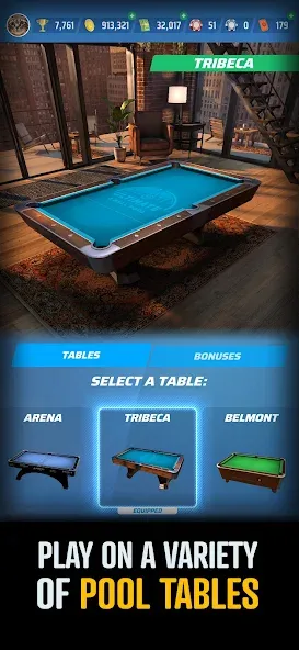 Скачать Ultimate 8 Ball Pool бесплатно — Безлимитные монеты и все кии — скриншот 5