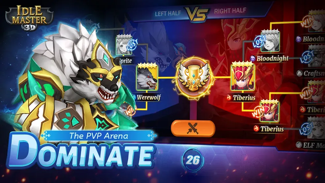 Idle Master- 3D AFK Arena MOD APK: Безлимитные деньги и усиленные герои — скриншот 5