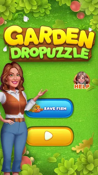 Garden Dropuzzle — взломанная версия, Безлимитные ходы и открыты все уровни — скриншот 1 Garden Dropuzzle — взломанная версия, Безлимитные ходы и открыты все уровни — скриншот 1