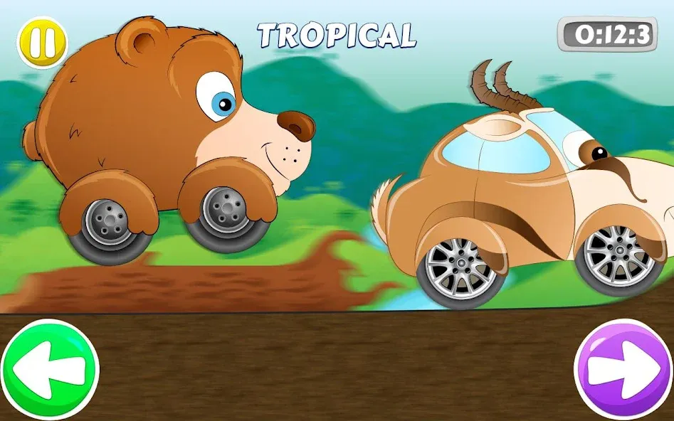 Скачать взлом Racing car game for kids — Без рекламы и все машины открыты — скриншот 1 Скачать взлом Racing car game for kids — Без рекламы и все машины открыты — скриншот 1