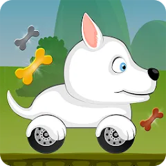 Скачать Racing games for kids - Dogs последней версии — Открыты все машинки и трассы