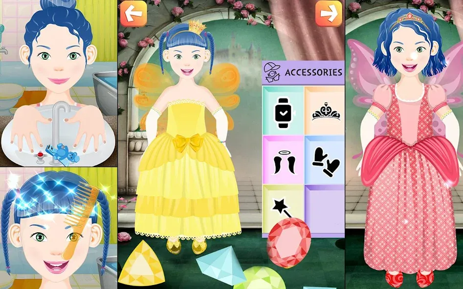 Dress Up game for girls бесплатно на Андроид — мод: Безлимитные деньги и все наряды открыты — скриншот 2 Dress Up game for girls бесплатно на Андроид — мод: Безлимитные деньги и все наряды открыты — скриншот 2