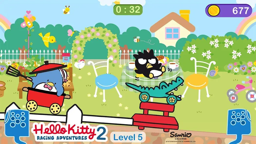 Скачать Hello Kitty games - car game бесплатно — Безлимитные монеты и все машины открыты — скриншот 5