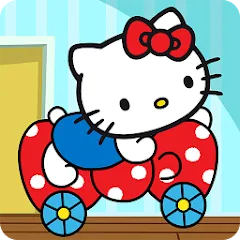 Скачать Hello Kitty games - car game бесплатно — Безлимитные монеты и все машины открыты