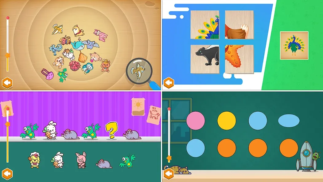 690 Puzzles for preschool kids мод на Андроид: Открыты все пазлы и уровни — скриншот 5 690 Puzzles for preschool kids мод на Андроид: Открыты все пазлы и уровни — скриншот 5