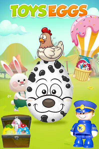 Скачать Surprise Eggs - Toddler games — Все яйца открыты и без рекламы — скриншот 1 Скачать Surprise Eggs - Toddler games — Все яйца открыты и без рекламы — скриншот 1