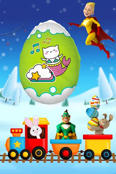 Скачать Surprise Eggs - Toddler games — Все яйца открыты и без рекламы — скриншот 4 Скачать Surprise Eggs - Toddler games — Все яйца открыты и без рекламы — скриншот 4