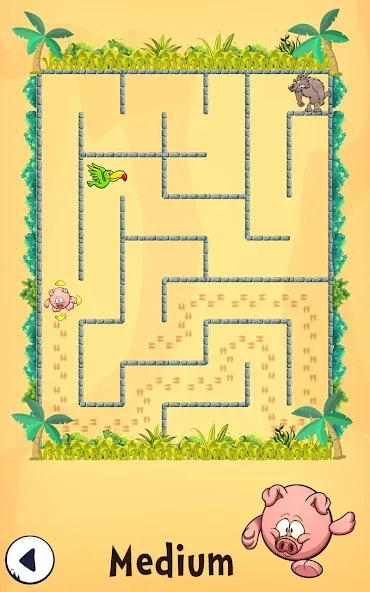 Maze game - Kids puzzle games — скачать мод: Все лабиринты разблокированы — скриншот 1
