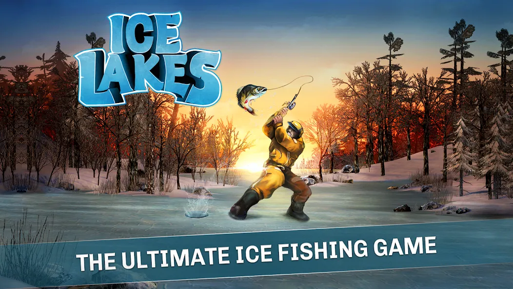 Скачать Ice Lakes Mod APK — Неограниченные ресурсы и рыбалка без ограничений — скриншот 1
