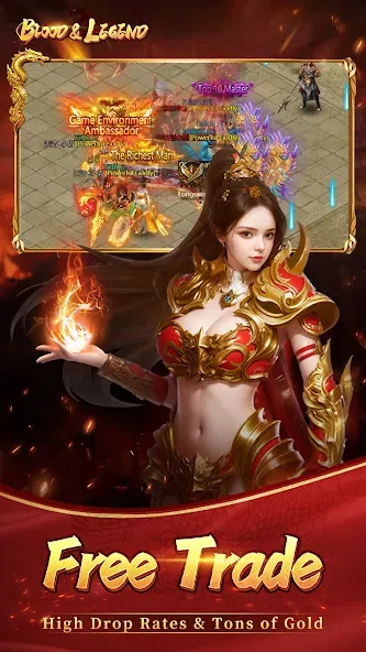 Скачать Blood&Legend:Dragon King idle Mod APK — Много денег и усиленные герои — скриншот 2 Скачать Blood&Legend:Dragon King idle Mod APK — Много денег и усиленные герои — скриншот 2