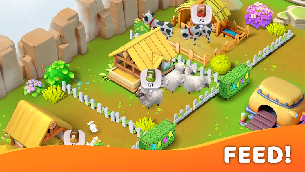 Скачать Island Farm Adventure Mod APK — Много денег и ресурсов — скриншот 5 Скачать Island Farm Adventure Mod APK — Много денег и ресурсов — скриншот 5