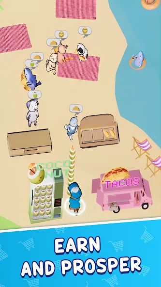 Скачать Animal Mart: Tycoon Games на Андроид с модом — Безлимитные деньги и товары — скриншот 4