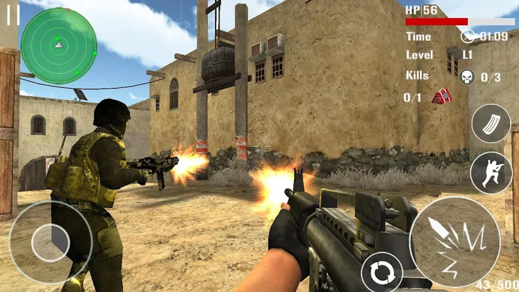 Gun Strike Shoot 3D MOD APK скачать на Андроид — Безлимитные деньги и оружие — скриншот 1 Gun Strike Shoot 3D MOD APK скачать на Андроид — Безлимитные деньги и оружие — скриншот 1